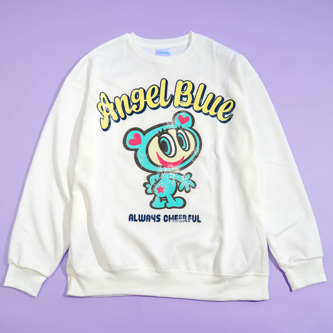 Angel Blue Vintage Sweatshirt