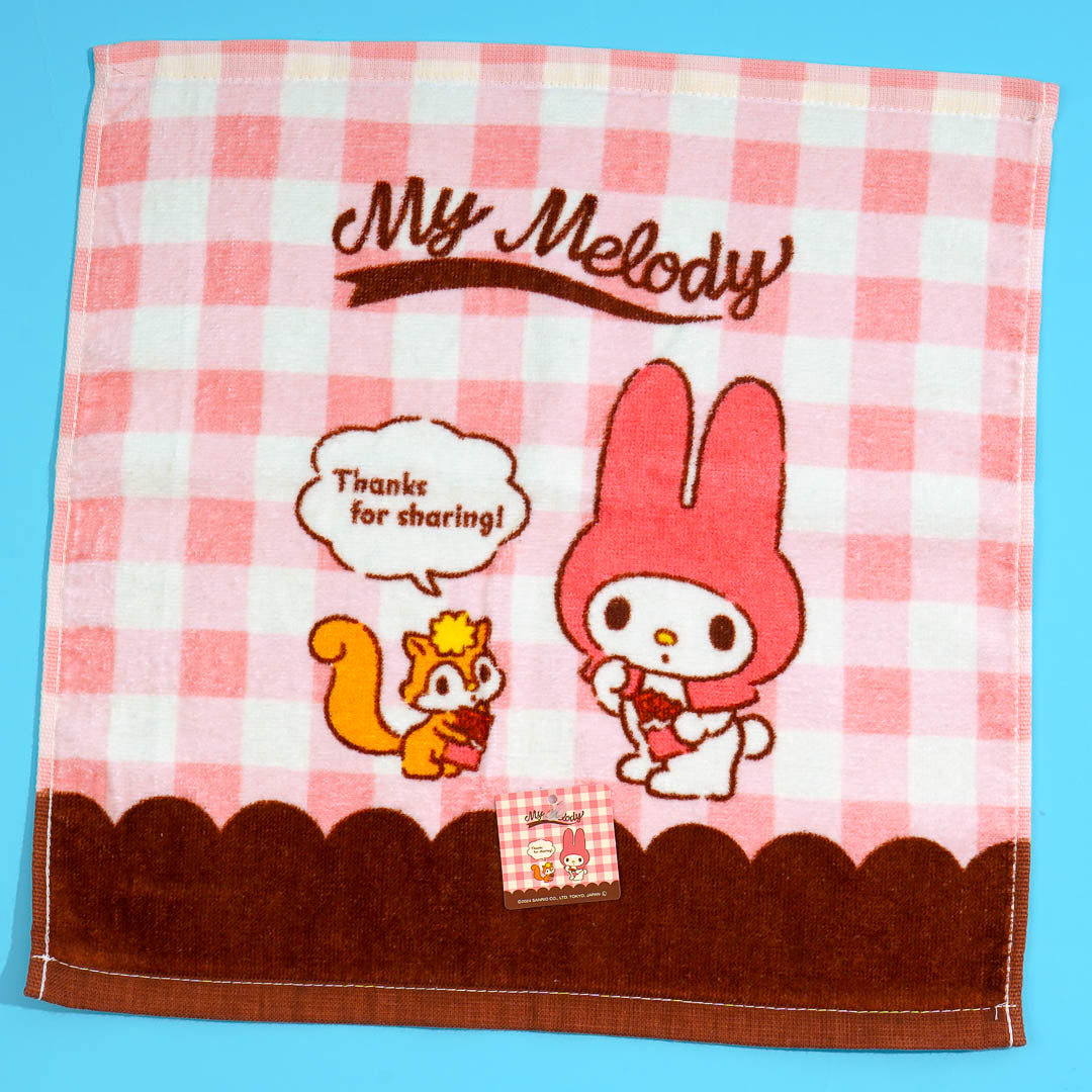 My Melody Squirrel Friend Hand Towel