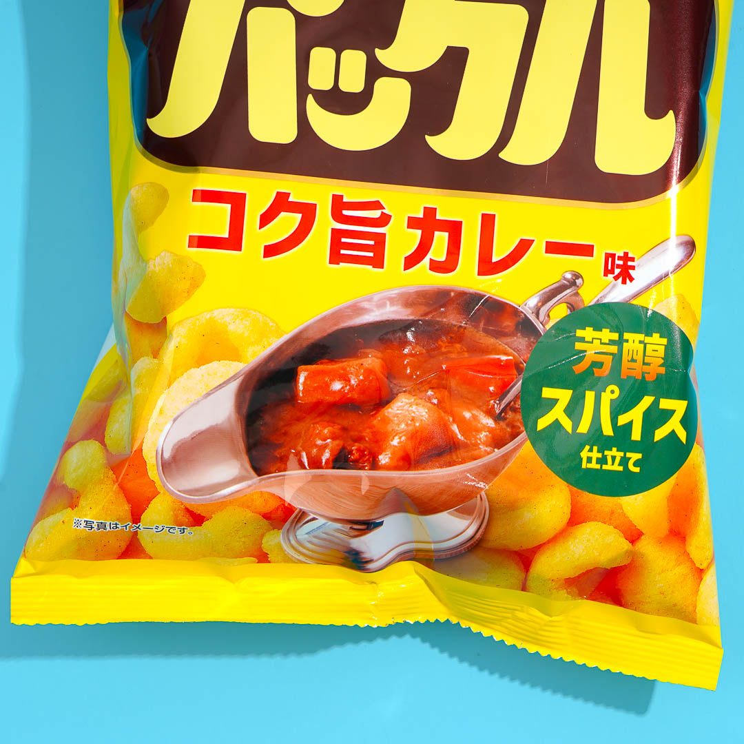 Tohato Puckle Corn Puff Snack - Rich Curry