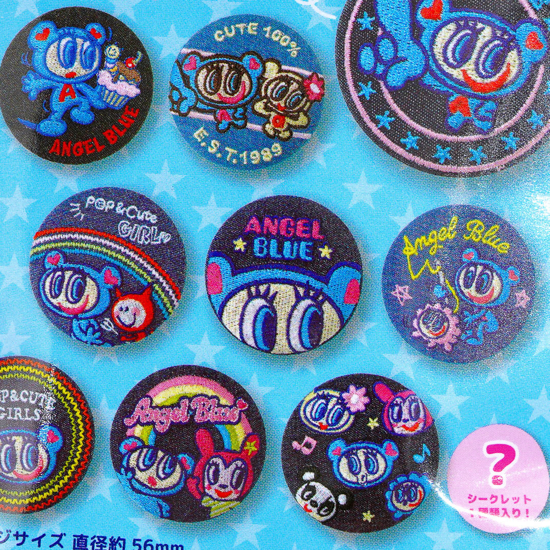 Angel Blue Embroidered Denim Badge