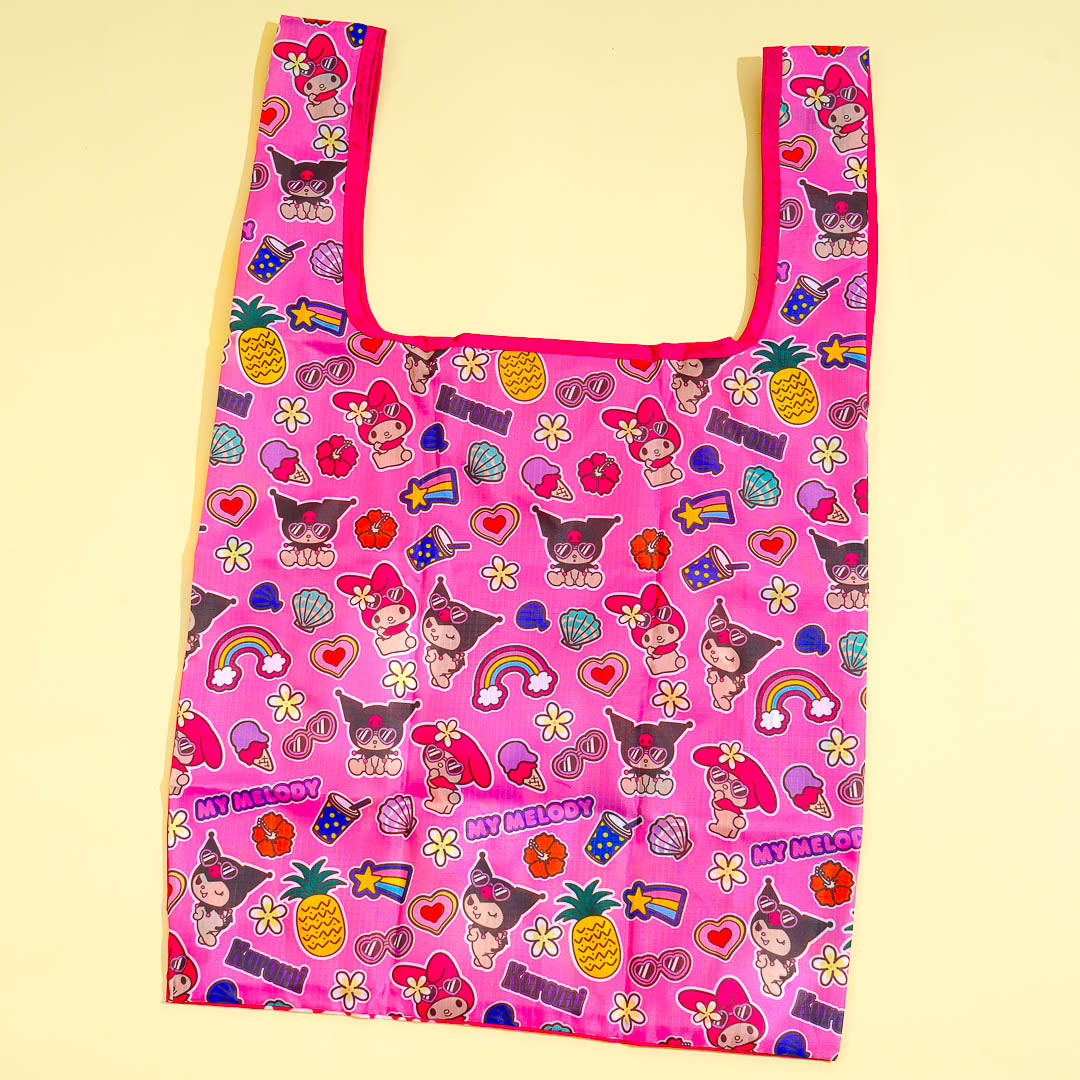 My Melody & Kuromi Paradise Beach Tote Bag