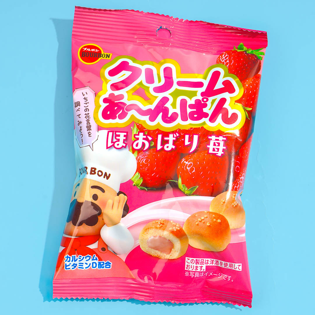 Bourbon Strawberry Cream Anpan Snacks