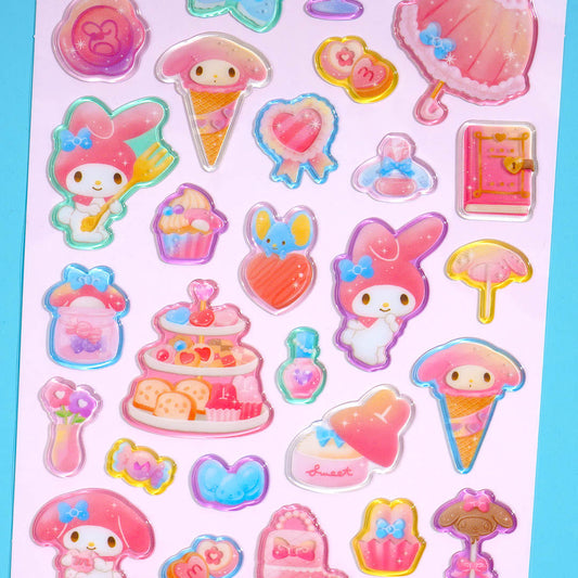 My Melody Sweets Glossy Stickers