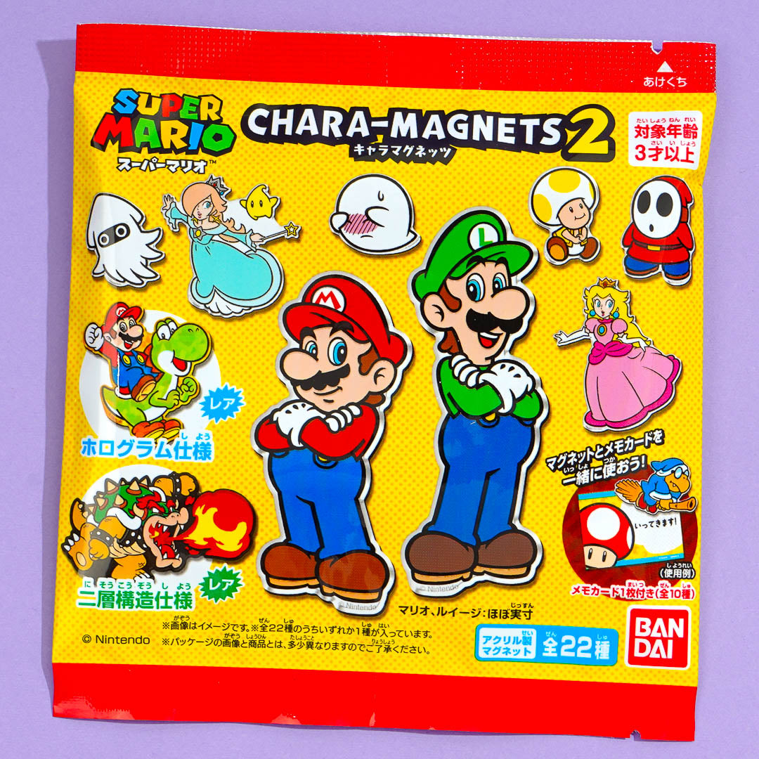 Super Mario Character Collectibles With Gum