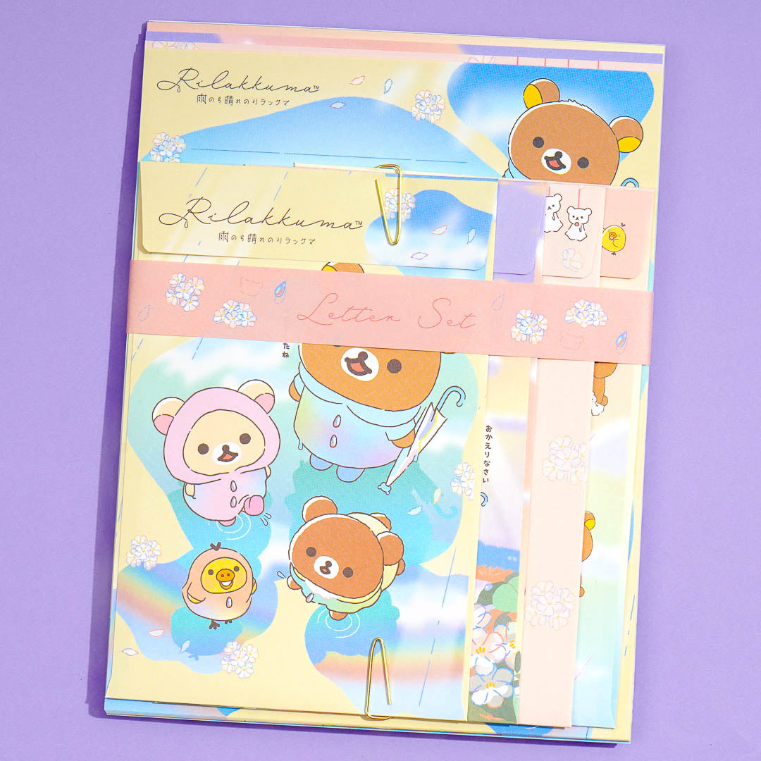 Rilakkuma Rainy Day Letter Set