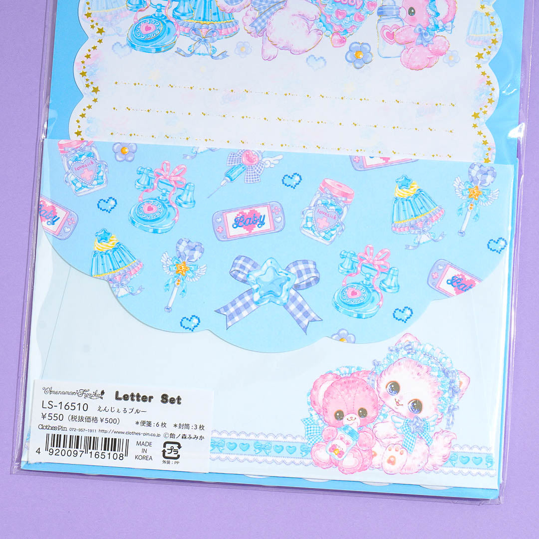 Amenomori Fumika Angel Blue Letter Set