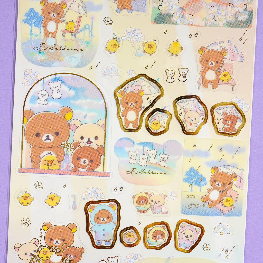 Rilakkuma Rainy Day Stickers