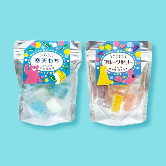 Kisetsunoyatu Agar Mochi & Fruit Jelly - Random Flavor Pack