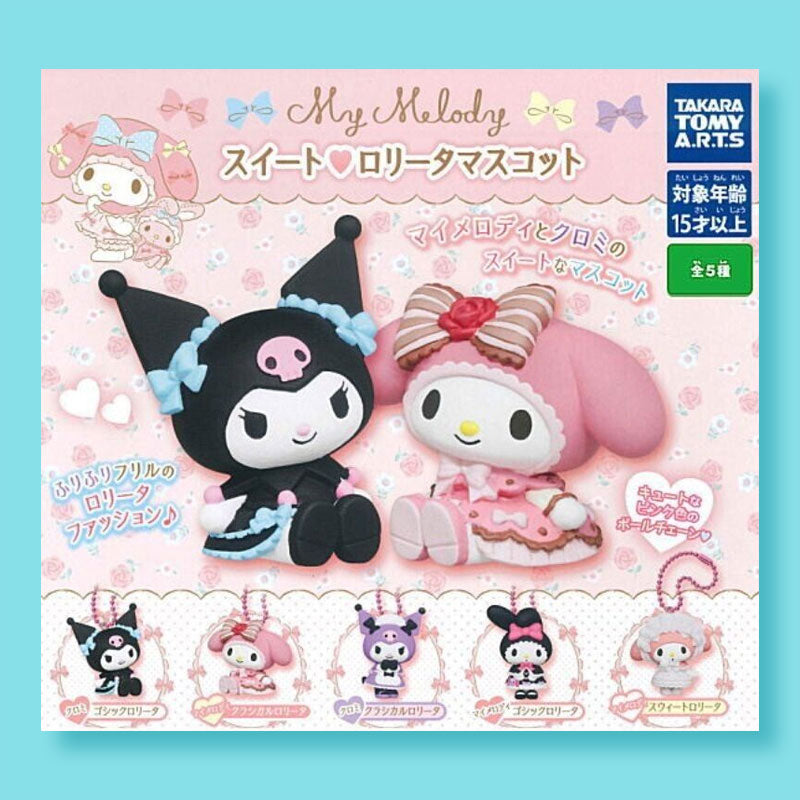 My Melody & Kuromi Sweet Lolita Charm Gachapon