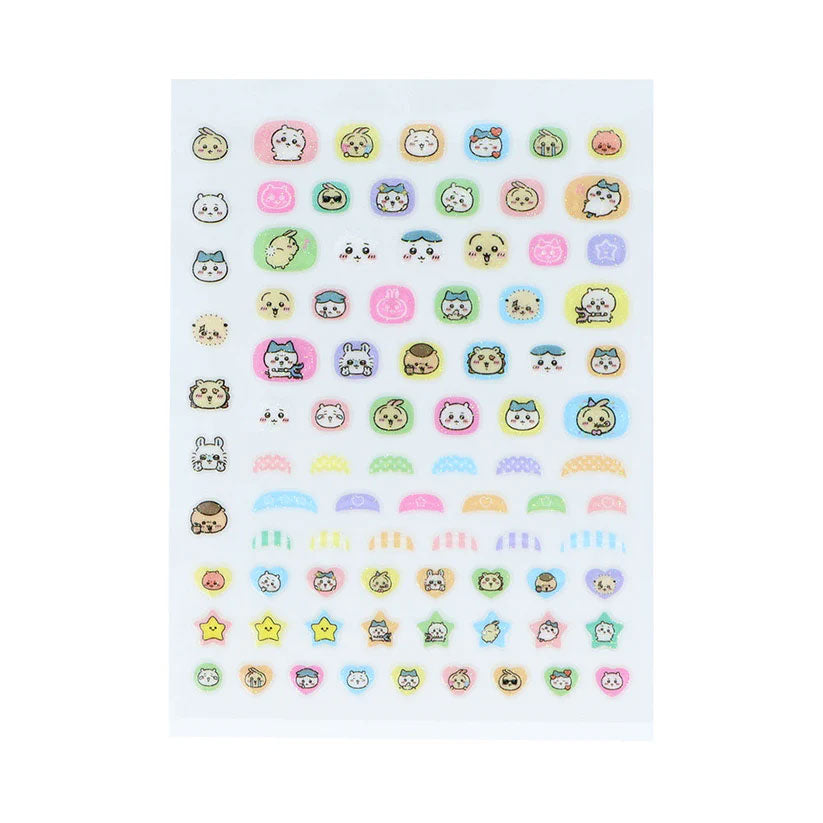 Chiikawa Neon Nail Stickers