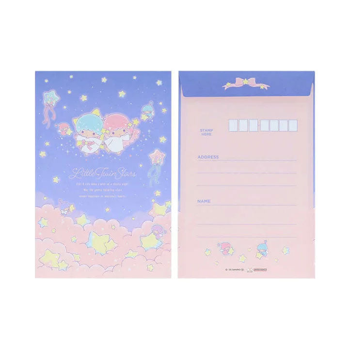 Little Twin Stars 50th Anniversary Letter Set