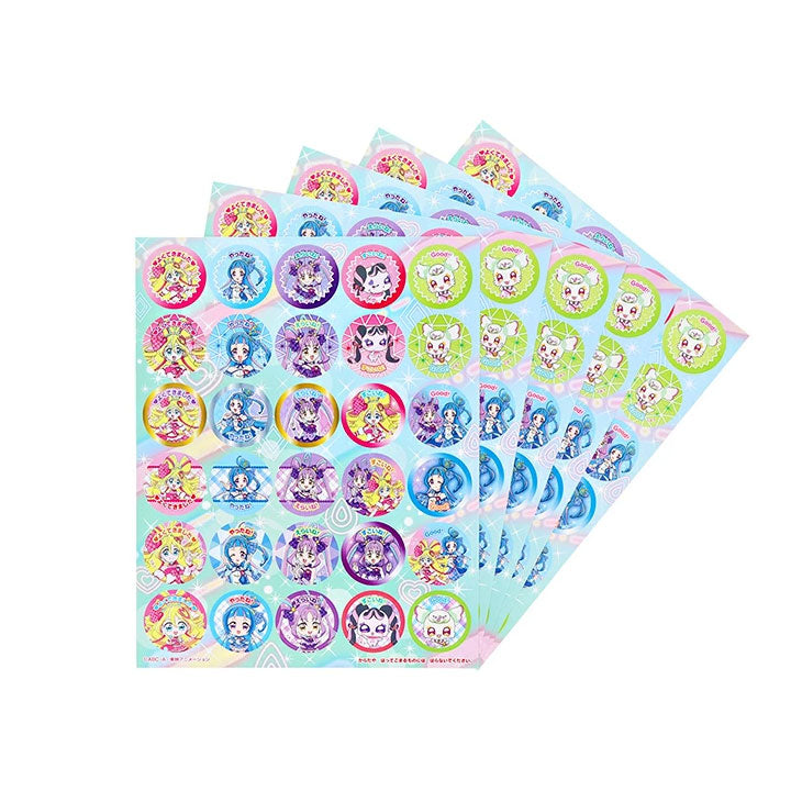 Pretty Cure Kimi to Idol Special Good Job Sticker Set