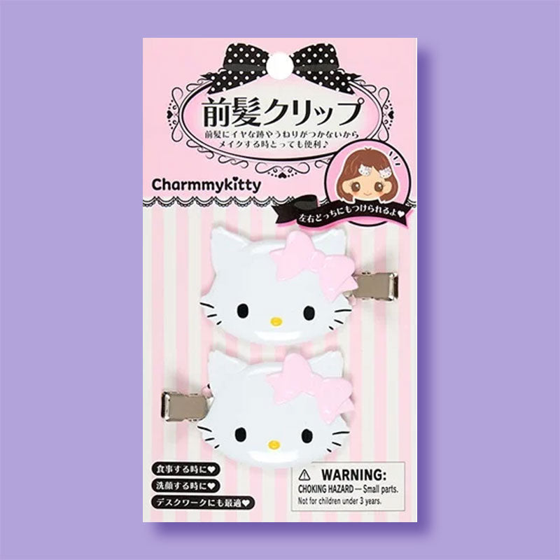 Charmmy Kitty Face Hair Clips