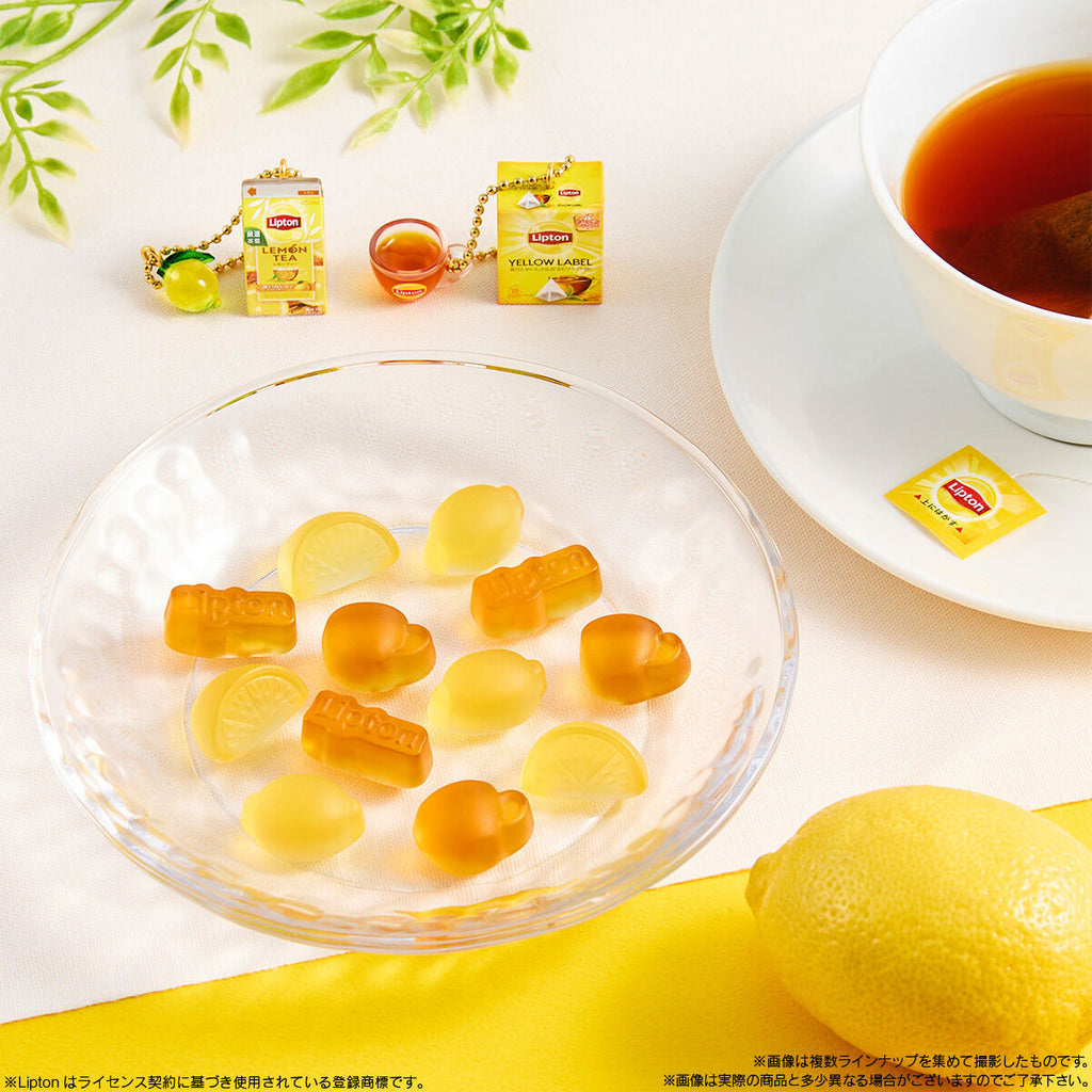 Lipton tea gummy and charm