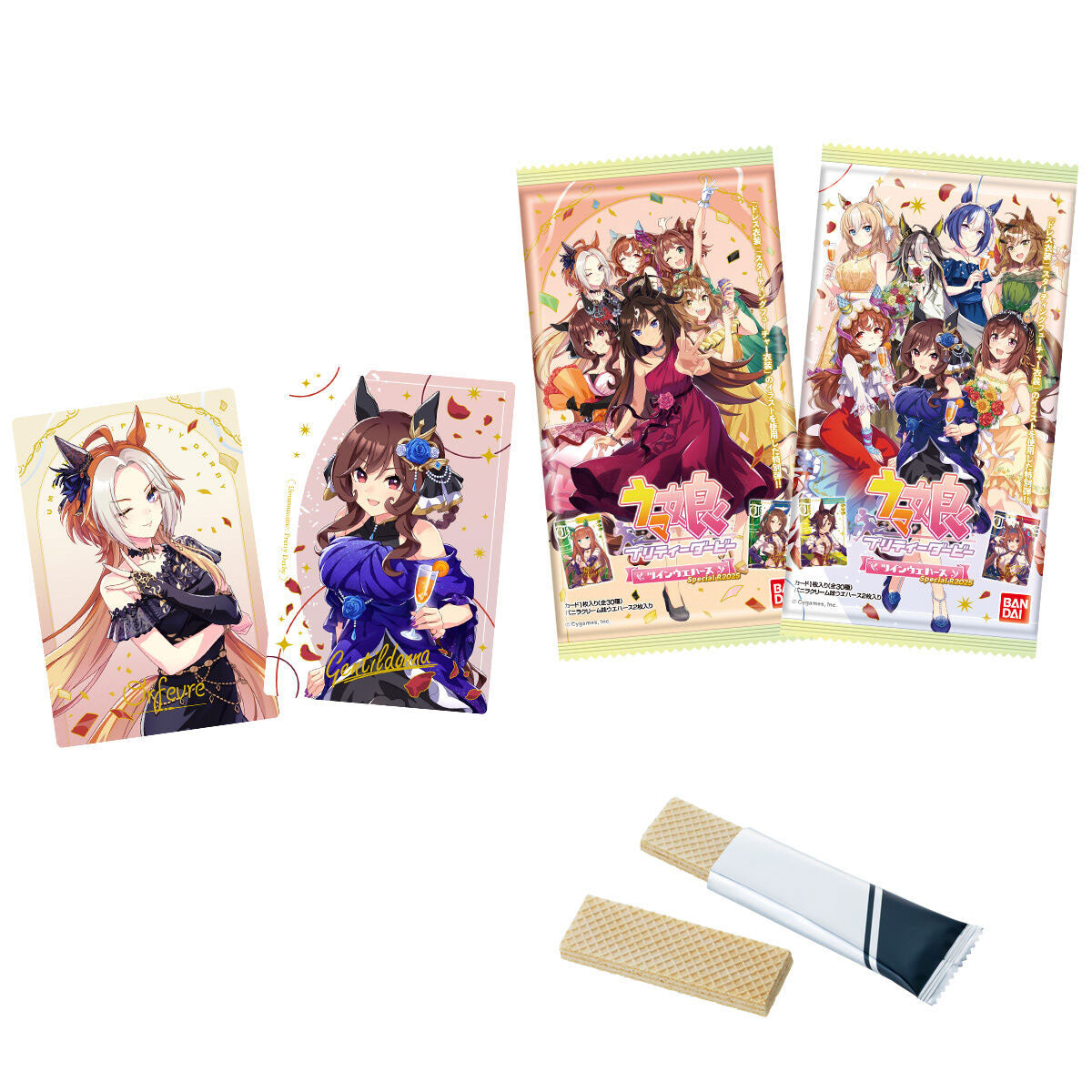 Uma Musume Pretty Derby Twin Wafers With Card