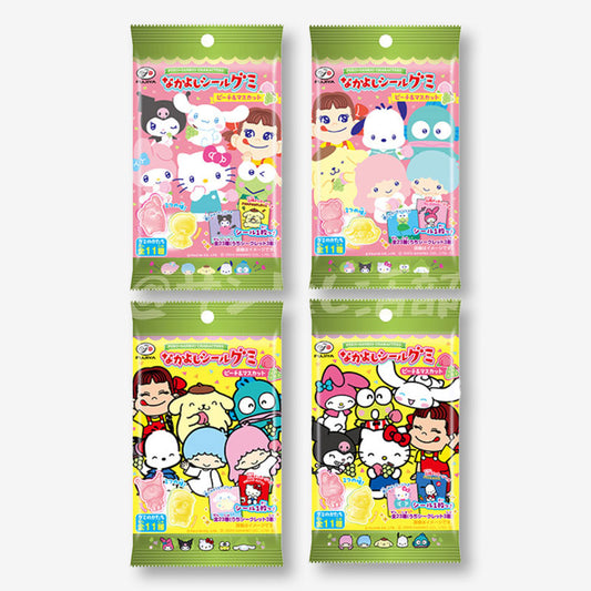 Sanrio Characters x Peko Nakayoshi Gummies With Sticker