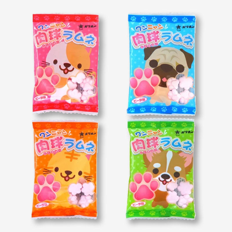Wan Nyan Paw Ramune Candy - Peach