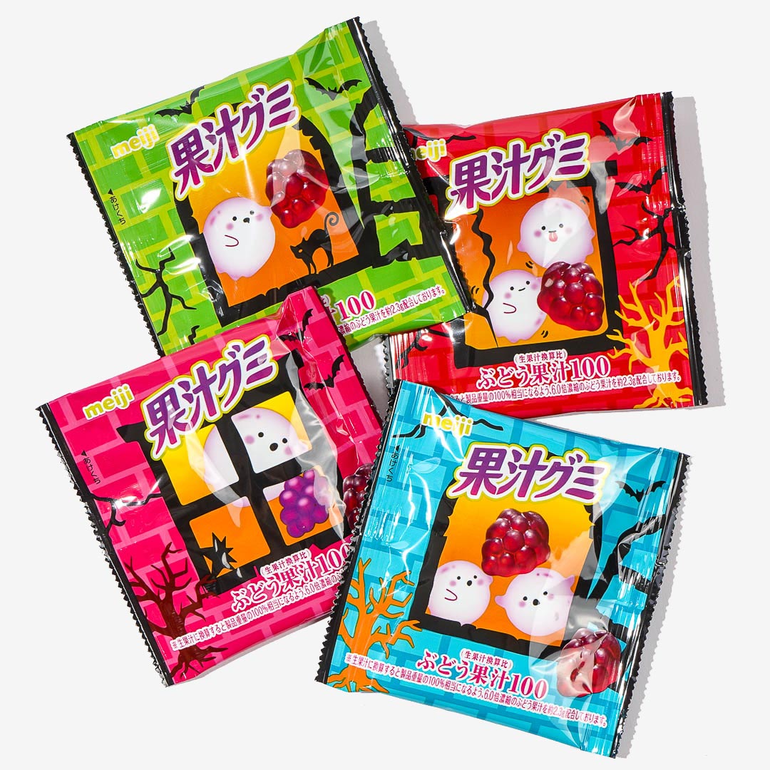 Meiji Kajyu Halloween Fruit Juice Gummy - Grape