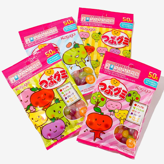 Kasugai Tsubu Gummy - Assorted Fruits