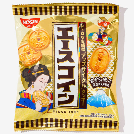 Nissin Ace Coin Biscuits