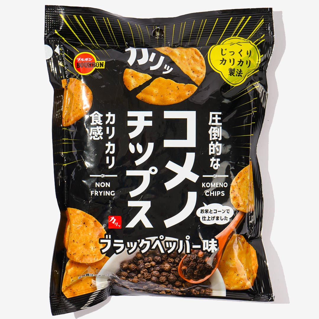 Bourbon Komeno Chips - Black Pepper
