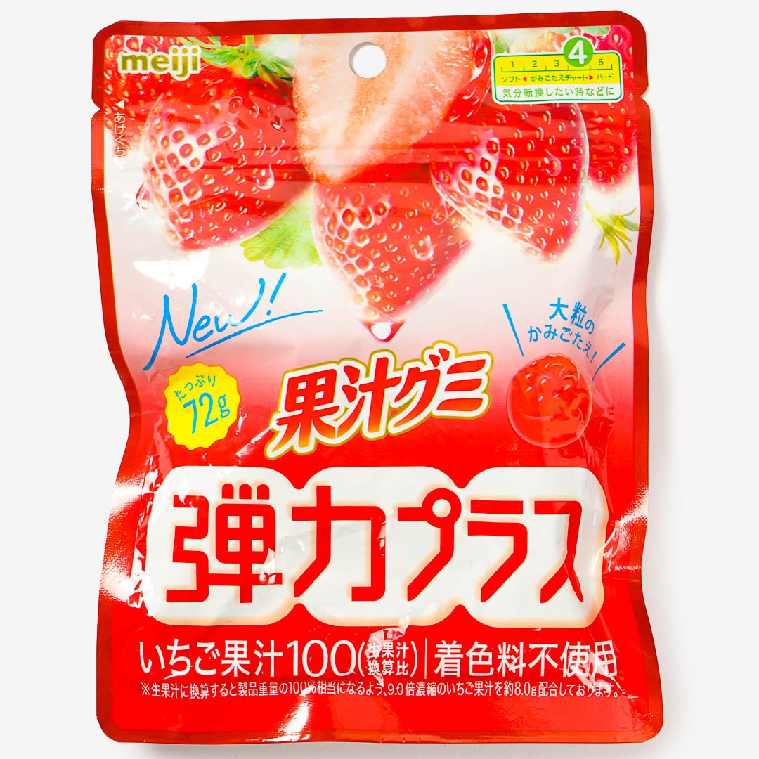 Meiji Kajyu Fruit Gummies Elastic Plus - Strawberry