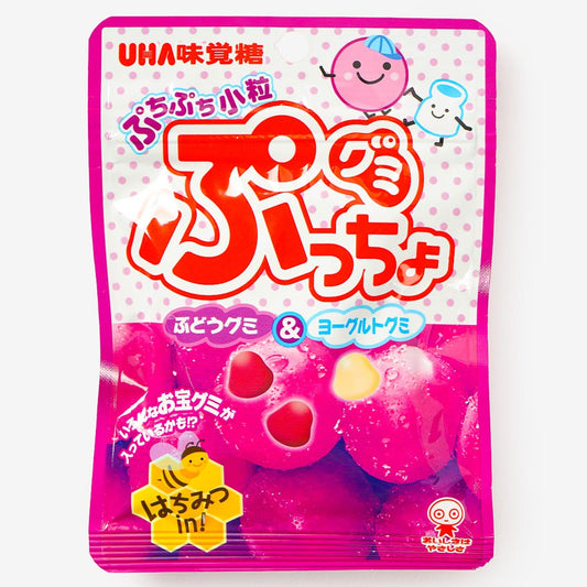 Puccho Gummy Candy Pack - Grape & Yogurt