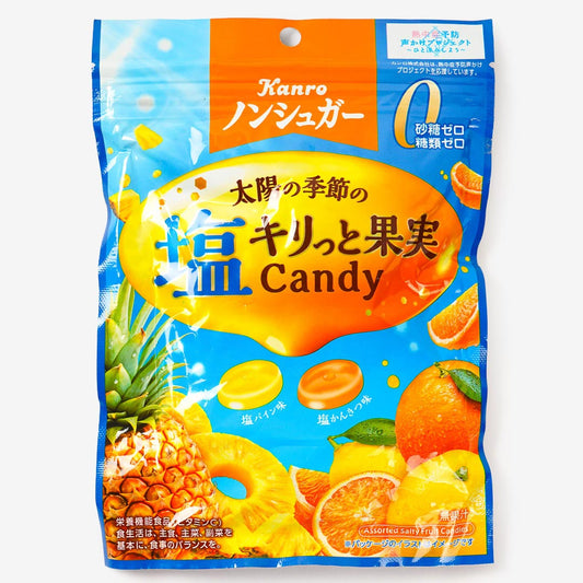 Kanro Sugar-Free Salted Crisp Fruit Candy