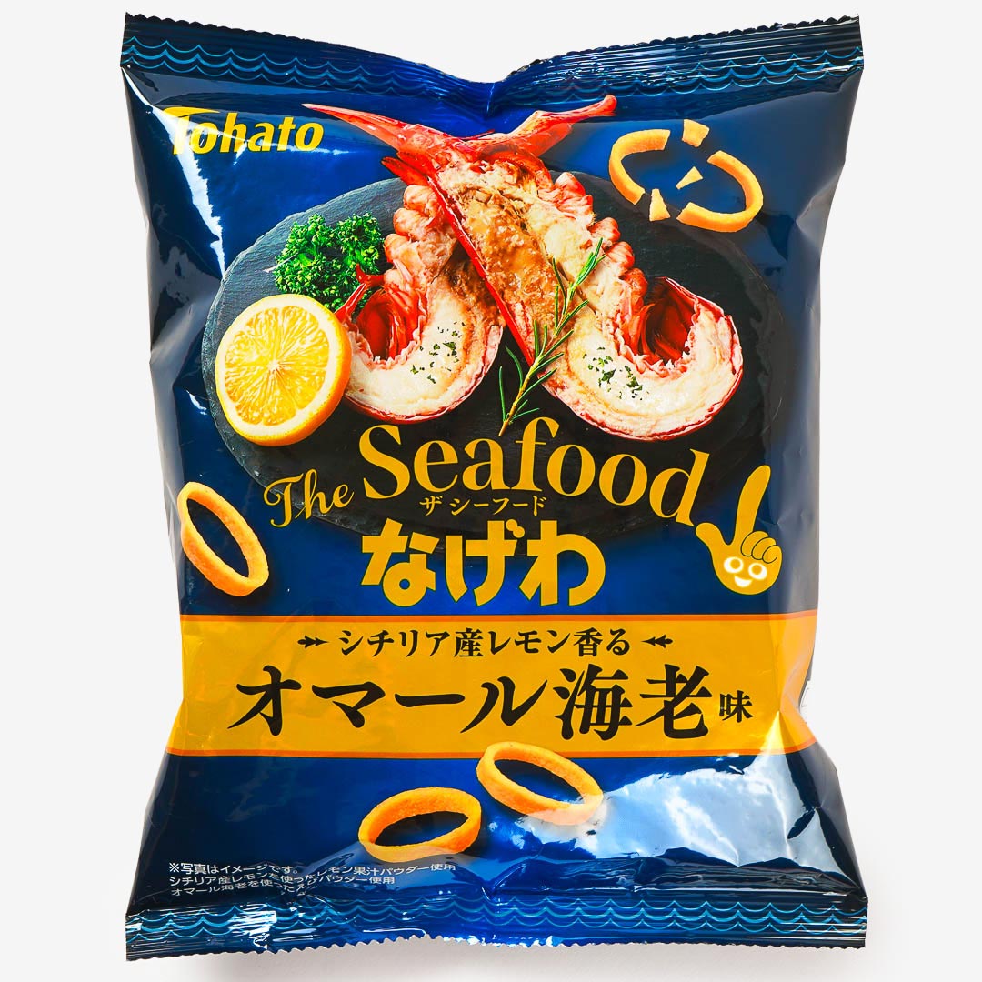 Tohato Seafood Nagewa Potato Ring Snacks - Sicilian Lemon Lobster
