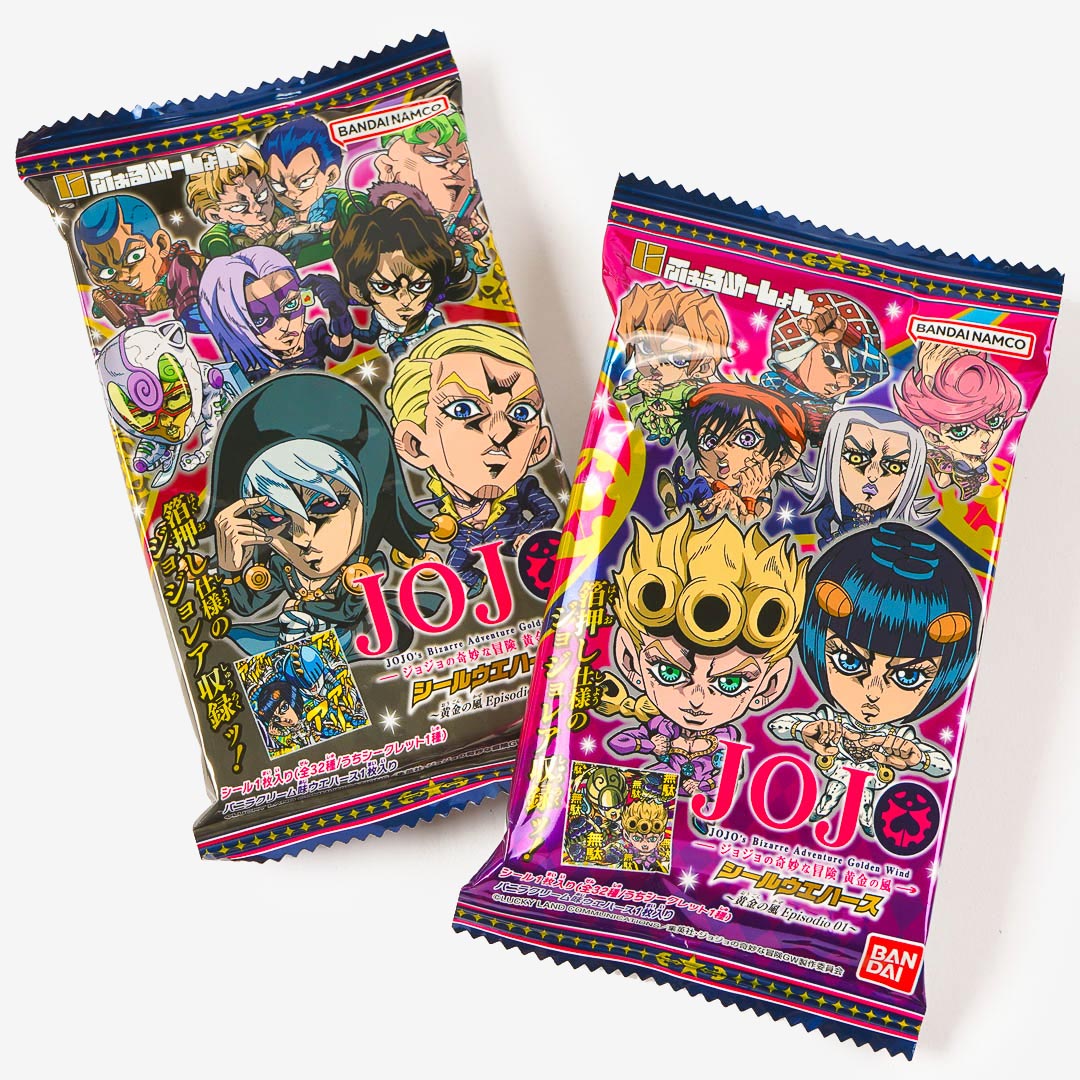 JoJo's Bizarre Adventure Golden Wind Wafer With Sticker