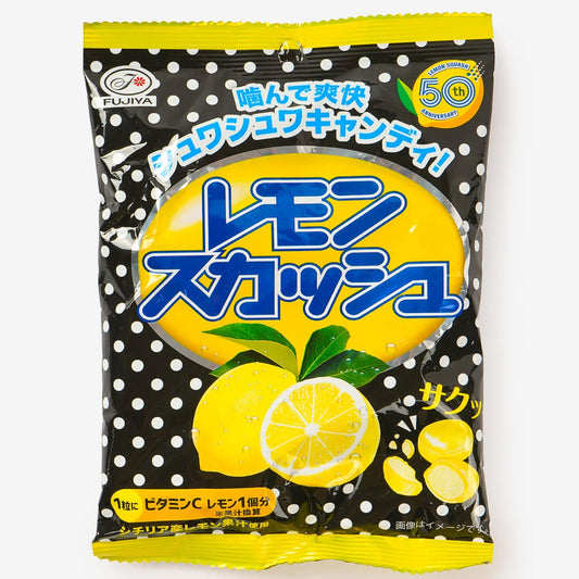 Fujiya Lemon Squash 50th Annniversary Candy