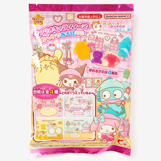 Sanrio Characters Let's Play in the Room Gummy Candy Kit