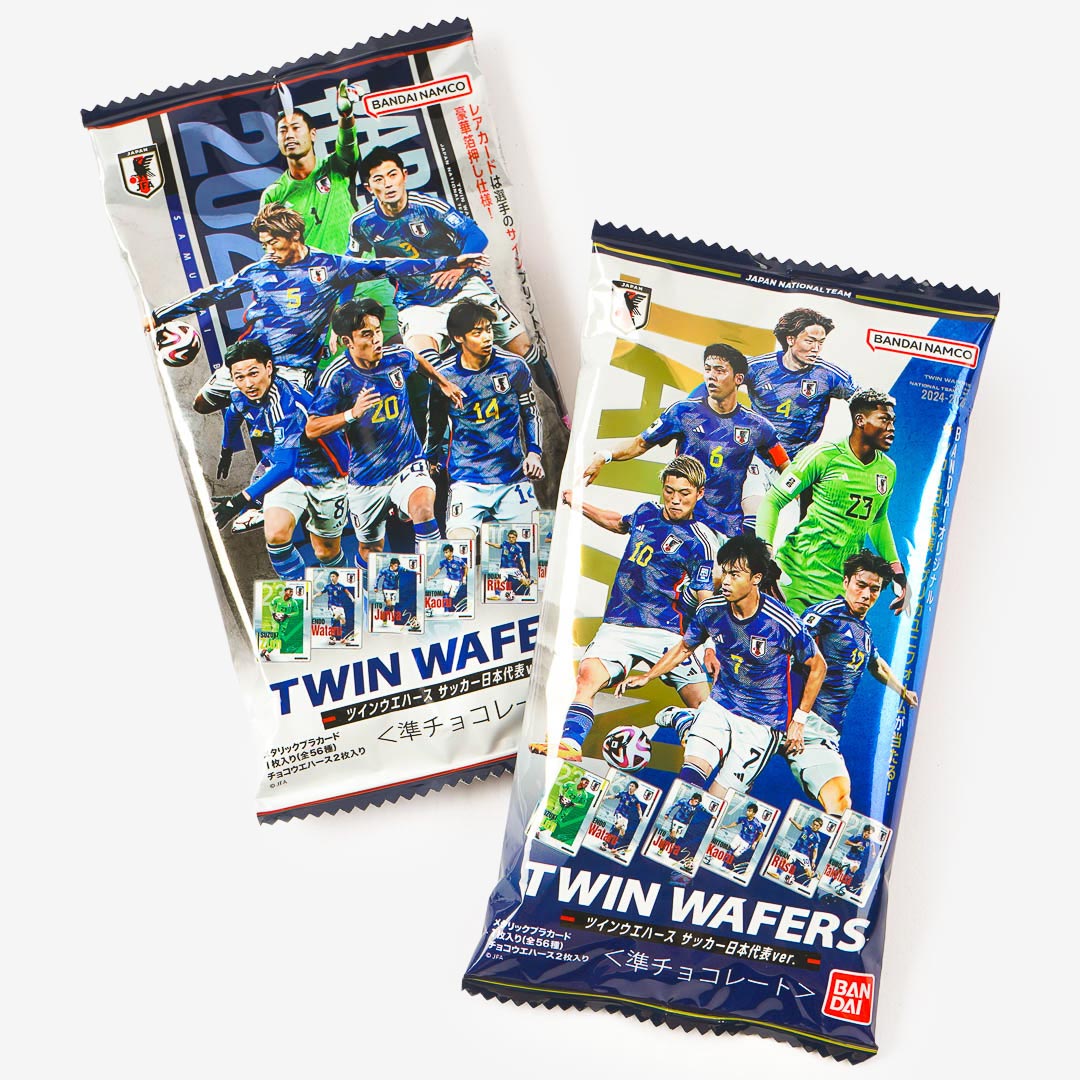 Japan National Soccer Team Twin Wafers With Card