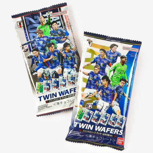 Japan National Soccer Team Twin Wafers With Card