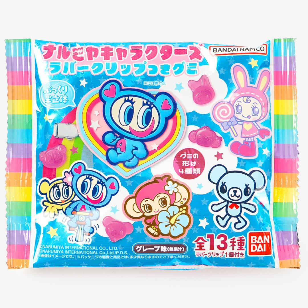 Angle Blue Gummy Candy With Clip