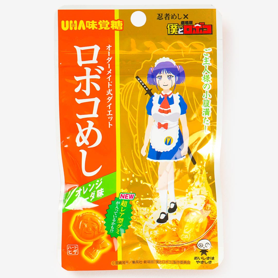 UHA Mikakuto Ninja Meshi x Roboco Gummy - Orange Soda