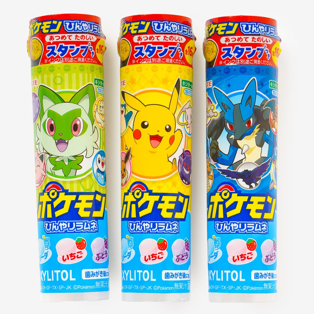 Lotte Pokemon Xylitol Cool Ramune Candy