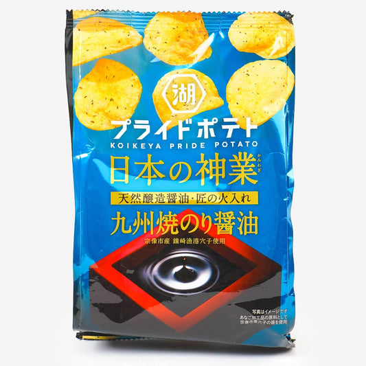 Koikeya Pride Potato Chips - Kyushu Roasted Nori & Soy Sauce
