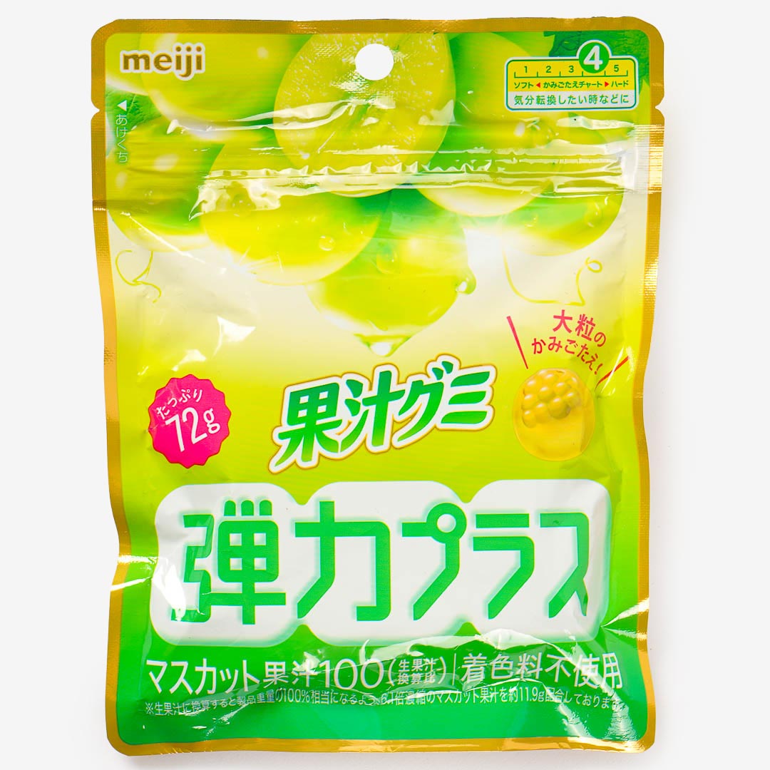 Meiji Kajyu Fruit Gummies Elastic Plus - Muscat