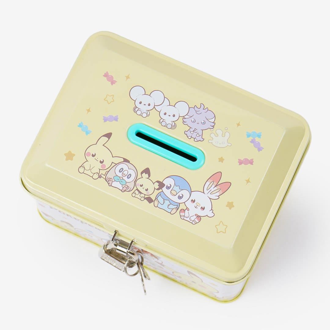 Pokémon Pokepeace Lockable Tin Bank