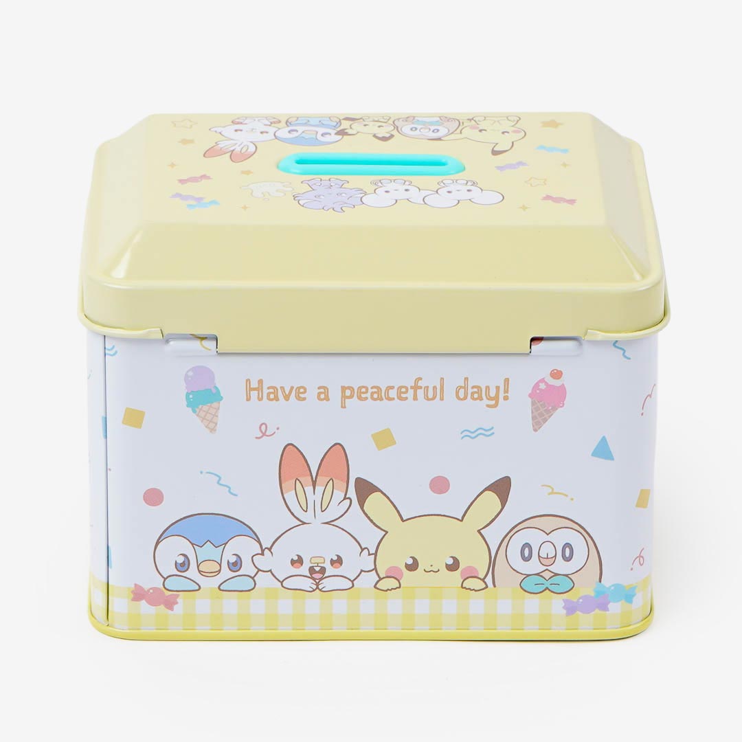 Pokémon Pokepeace Lockable Tin Bank
