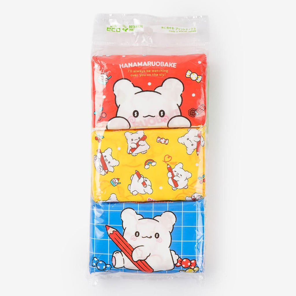 Hanamaruobake Pocket Facial Tissues
