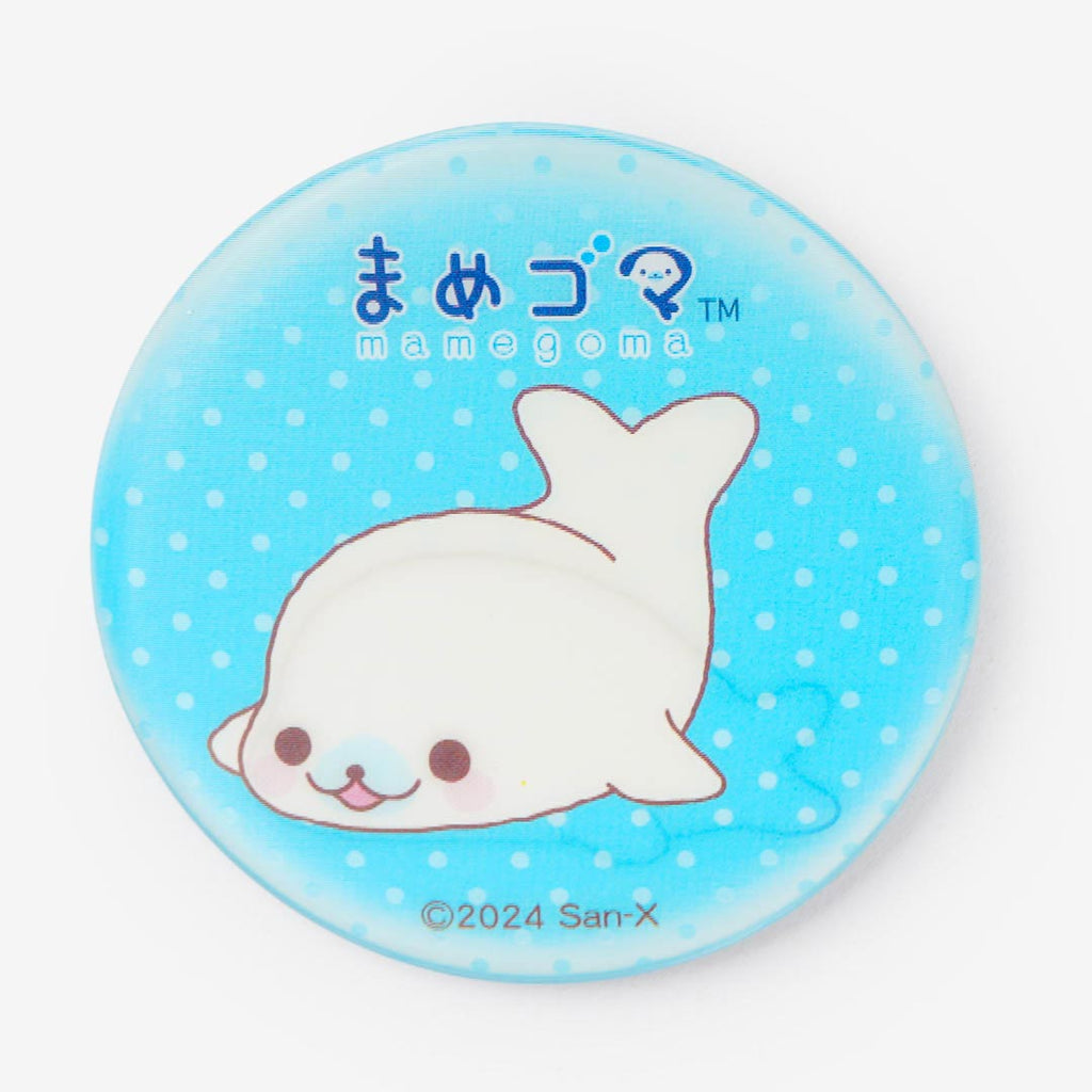 Mamegoma Polka Dot Flip Badge