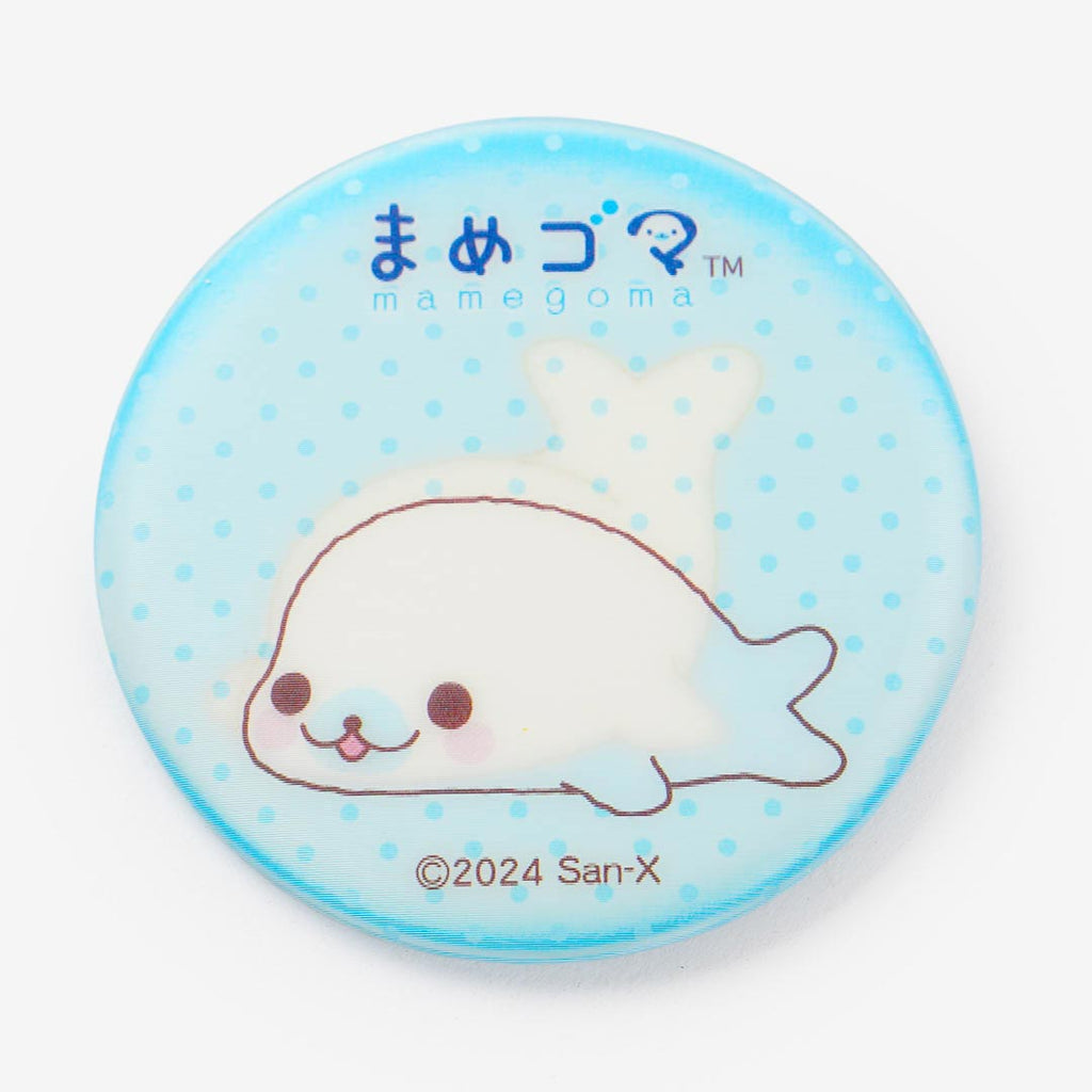Mamegoma Polka Dot Flip Badge
