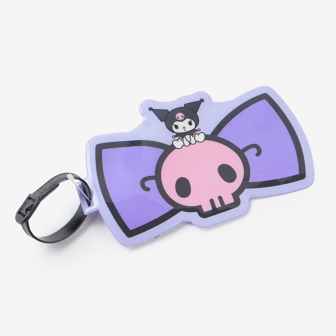 Kuromi Skull Bow Luggage Tag