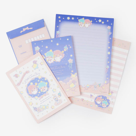 Little Twin Stars 50th Anniversary Letter Set