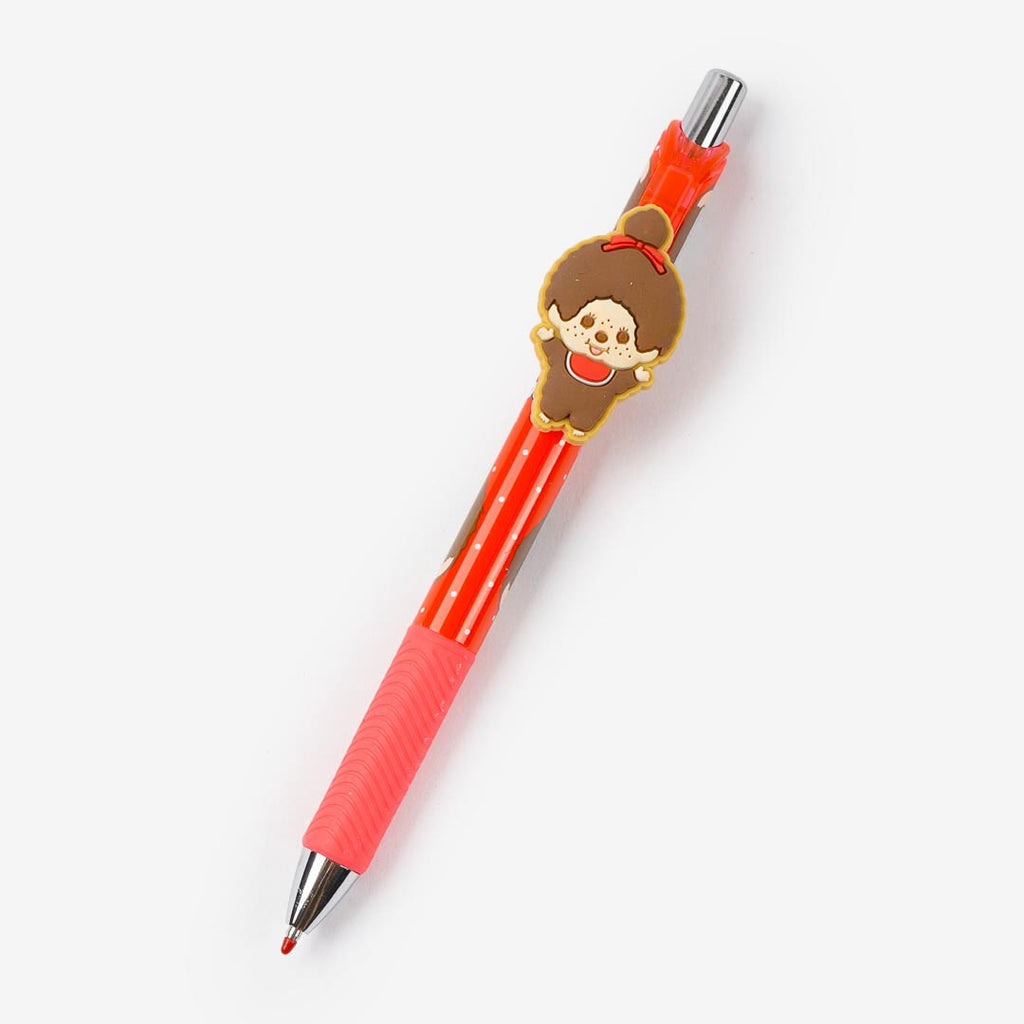 Monchhichi Gel Pen With Rubber Charm