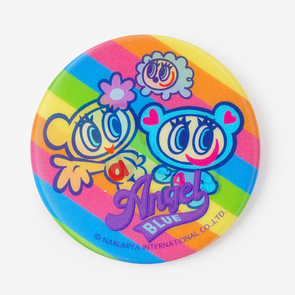 Angel Blue Flip Rainbow Badge
