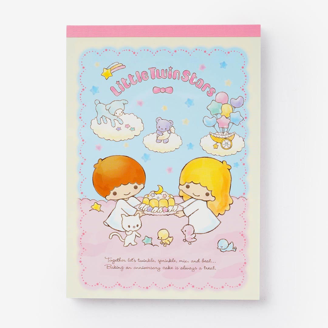 Little Twin Stars Retro Memo Pad