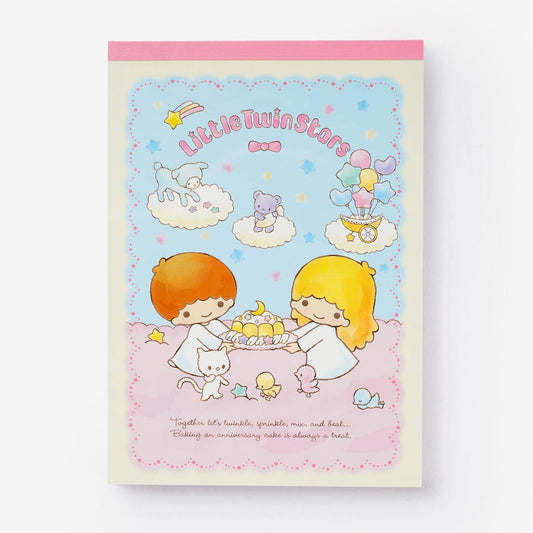 Little Twin Stars Retro Memo Pad